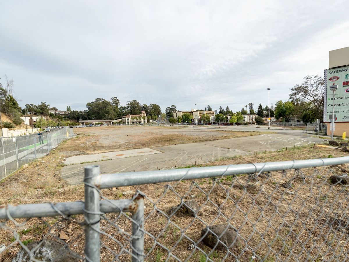 large vacant lot