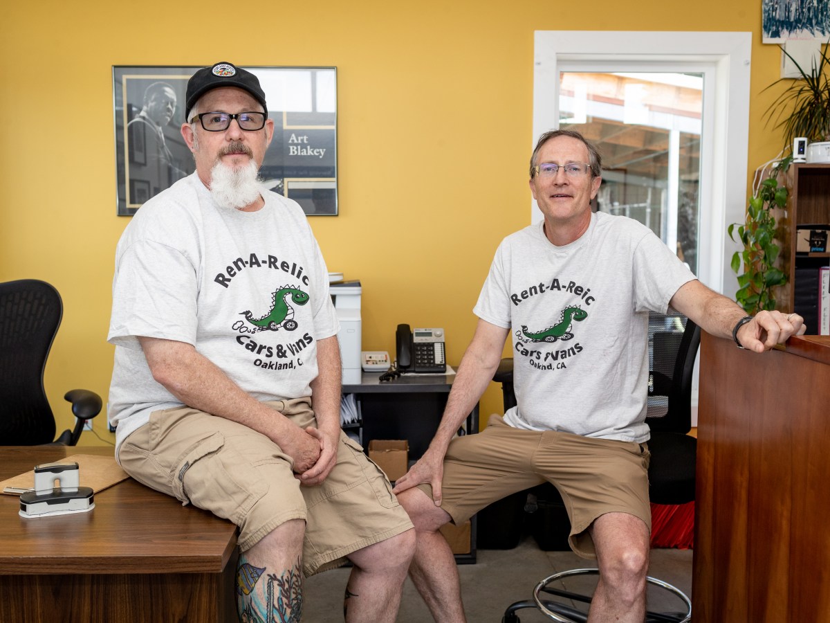 Owners of Rent-A-Relic, North Oakland’s quirky car rental agency, reflect on 30 years of business