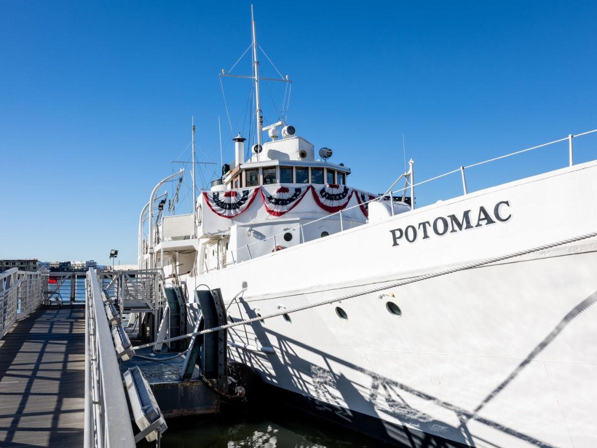All aboard the USS Potomac, a piece of history docked in Oakland’s Jack London Square