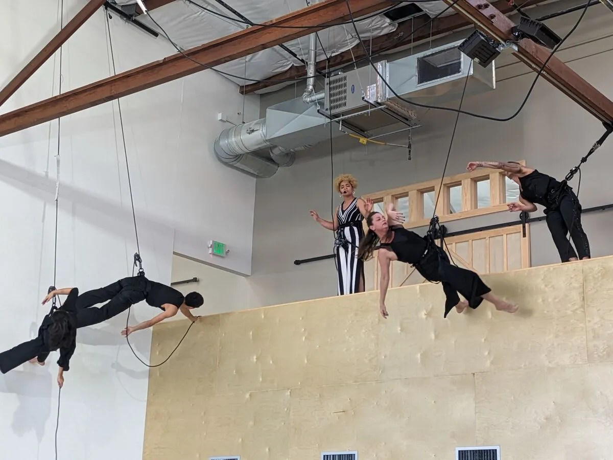Aerial performance company Bandaloop puts down roots in West Oakland